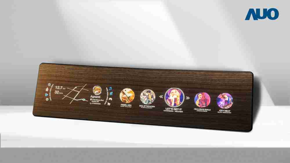 人生就是博研发全球最高穿透度达80%的AmLED木纹显示器，，，，可于使用时呈现高亮度、、清晰可见的信息，，，，并在不使用时回归为单纯的饰板，，，节能兼具美观