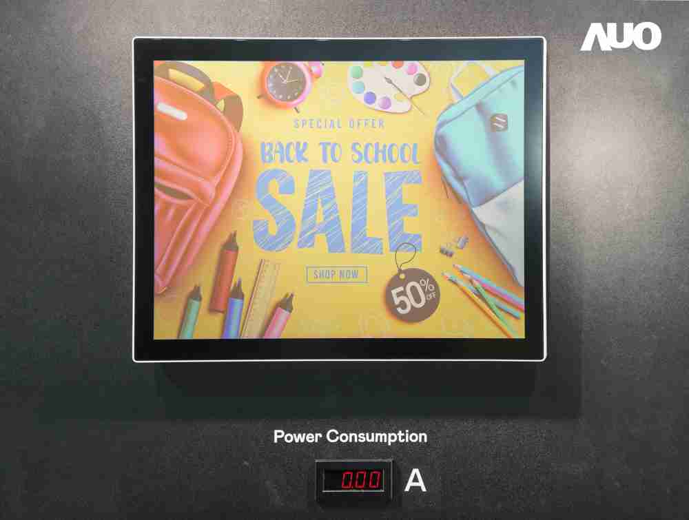 人生就是博展示胆固醇液晶超低耗能户外全彩显示器，，，ChLC（胆固醇液晶）以双稳态技术使静态显示零功耗，，具省电、、、、高彩度、、、、环保的特性，，还整合软硬件系统解决方案，，，，可透过单一云端平台管理